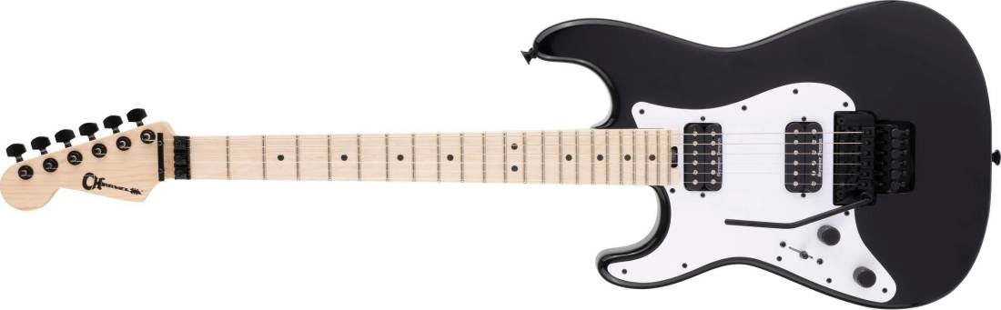 Pro-Mod So-Cal Style 1 HH M LH, Maple Fingerboard - Gloss Black