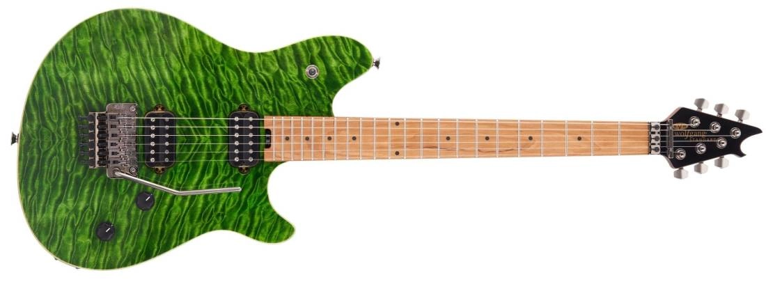 Wolfgang Standard QM, Baked Maple Fingerboard - Transparent Green