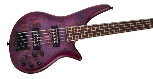 X Series Spectra Bass SBXP V, Laurel Fingerboard - Transparent Purple Burst