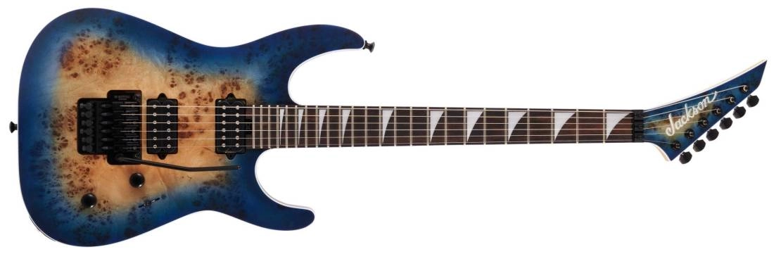 MJ Series Dinky DKRP, Ebony Fingerboard - Transparent Blue Burst