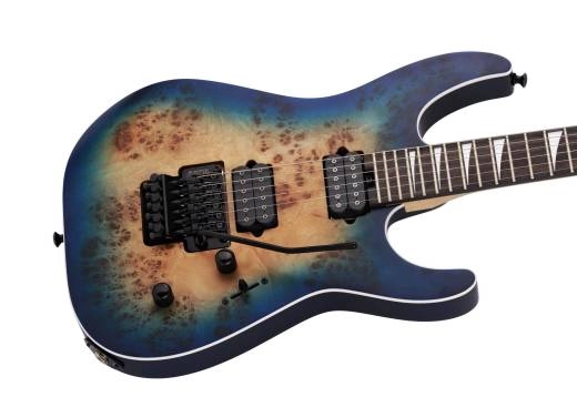 MJ Series Dinky DKRP, Ebony Fingerboard - Transparent Blue Burst