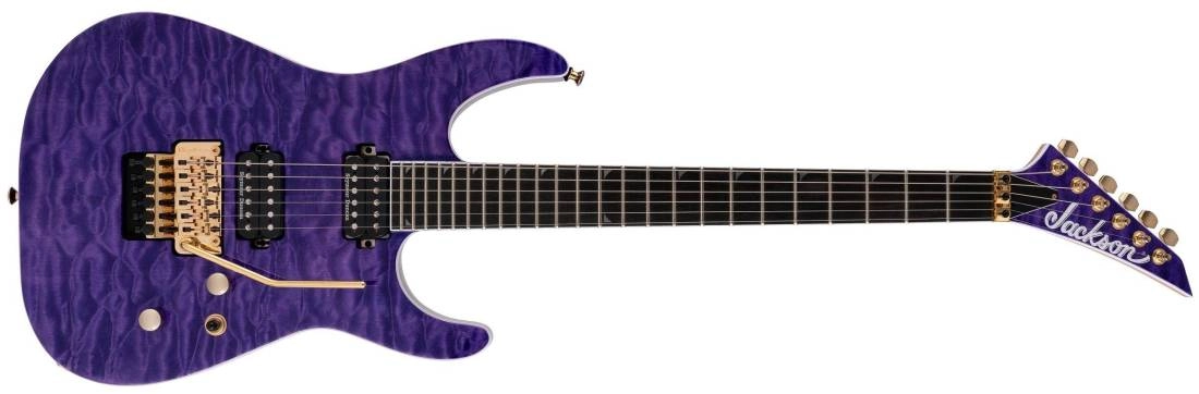 Pro Series Soloist SL2Q MAH, Ebony Fingerboard - Transparent Purple