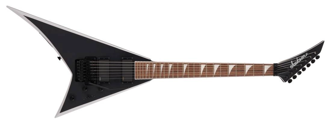 X Series Rhoads RRX24-MG7, Laurel Fingerboard - Satin Black with Primer Gray Bevels