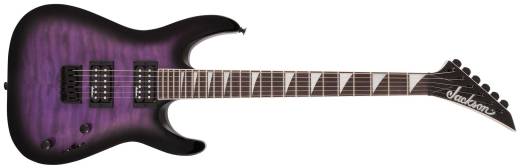 Jackson Guitars - JS Series Dinky Arch Top JS32Q DKA HT, Amaranth Fingerboard - Transparent Purple Burst