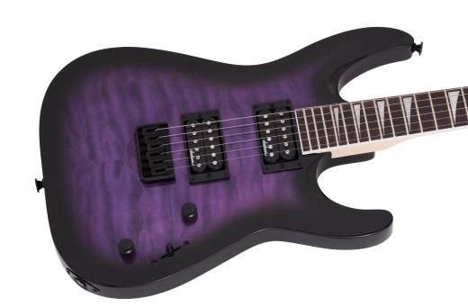 JS Series Dinky Arch Top JS32Q DKA HT, Amaranth Fingerboard - Transparent Purple Burst