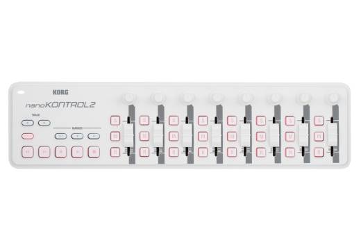 NanoSERIES2 Slim Line USB/MIDI Controller - White