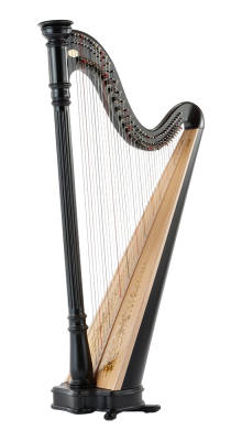 Lyon & Healy - Prelude 40 String Lever Harp - Ebony