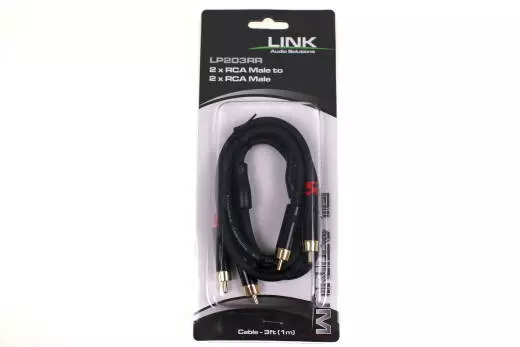 Link Audio Premium Dual RCA to RCA - 3 foot