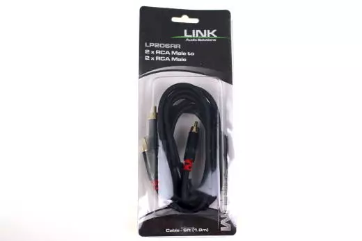 Link Audio Premium Dual RCA To RCA - 6 foot