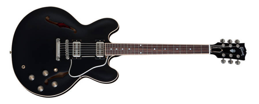 Chris Cornell ES-335 Semi Hollowbody Electric - Satin Ebony