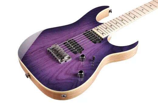 RG652AHMFX RG Prestige Electric Guitar with Case - Royal Plum Burst