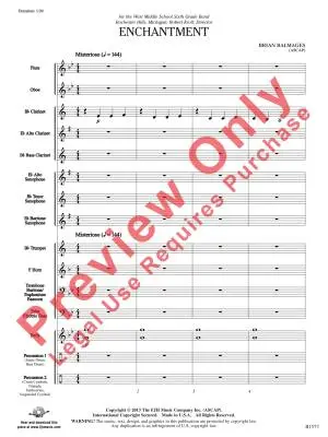 Enchantment - Balmages - Concert Band - Gr. 0.5