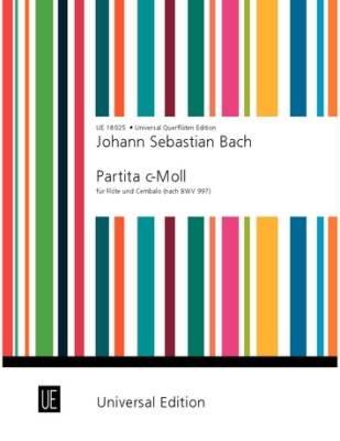 Universal Edition - Partita in C minor BWV 997 - Flute/Harpsichord - Sheet Music