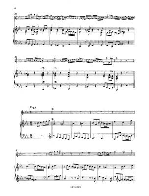 Partita in C minor BWV 997 - Flute/Harpsichord - Sheet Music