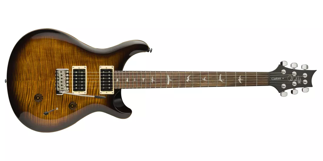 SE Custom 24 Electric Guitar with Gigbag - Black Gold Burst