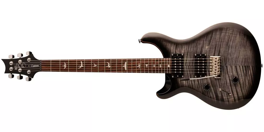 SE Custom 24 Electric Guitar with Gigbag - Left-Handed - Charcoal Burst
