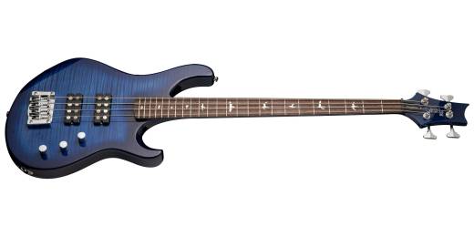 SE Kingfisher Bass with Gigbag - Faded Blue Wraparound Burst