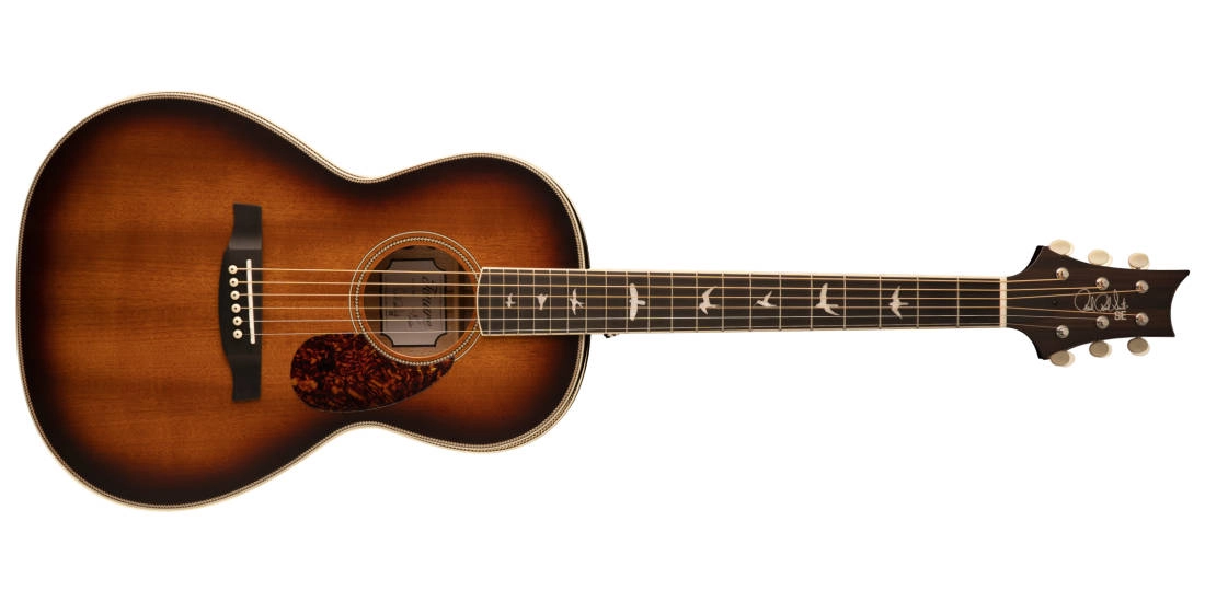 SE P20E Parlor Acoustic/Electric Guitar with Gigbag - Tobacco Sunburst