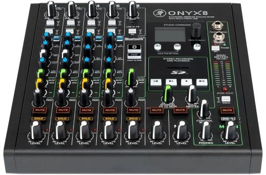 Onyx8 8-Channel Analog Mixer with USB