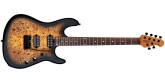 Sterling by Music Man - Richardson Cutlass - Natural Poplar Burl Burst