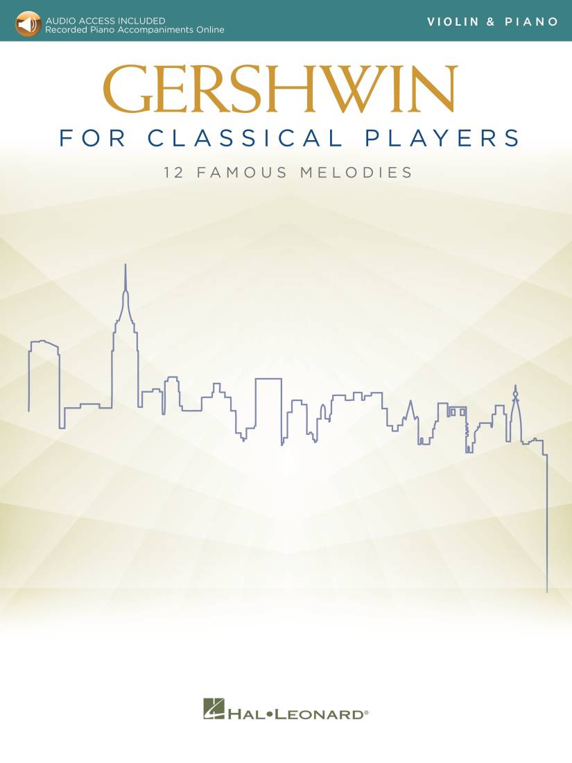 Gershwin for Classical Players - Violin/Piano - Book/Audio Online
