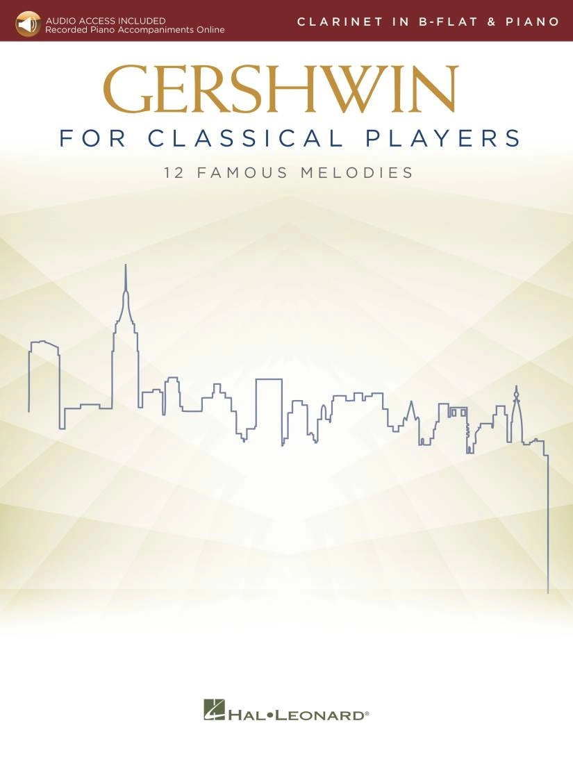 Gershwin for Classical Players - Clarinet/Piano - Book/Audio Online