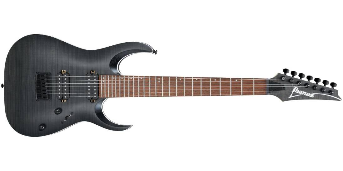 RGA Standard 7-String Electric Guitar - Transparent Gray Flat