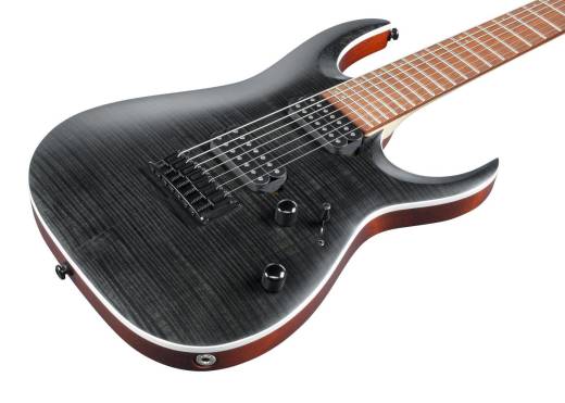 RGA Standard 7-String Electric Guitar - Transparent Gray Flat