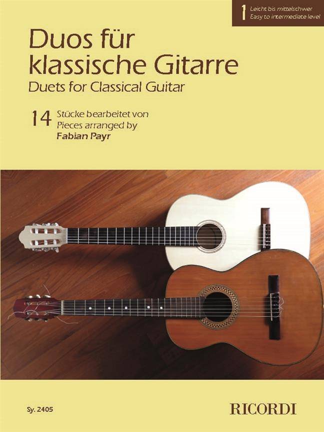Duets for Classical Guitar, Volume 1 - Payr - Classical Guitar Duet - Book