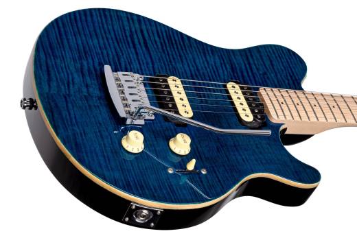 Axis, Flame Maple Top - Neptune Blue
