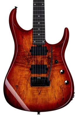 JP15, DiMarzio Pickups, Spalted Maple Top - Blood Orange Burst