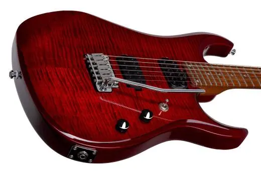 JP15 Flame Maple Top - Royal Red