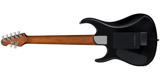 JP15-7 7-String Electric Guitar, Flame Maple Top - Trans Black Satin