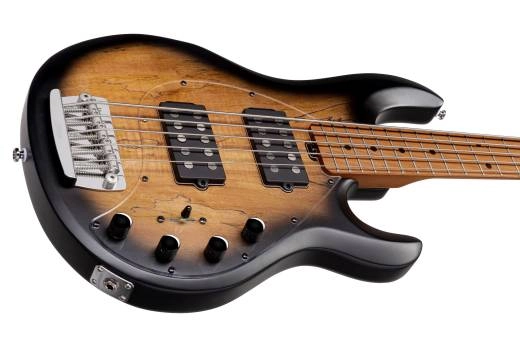 StingRay Ray35HH 5-String Bass - Natural Burst Satin