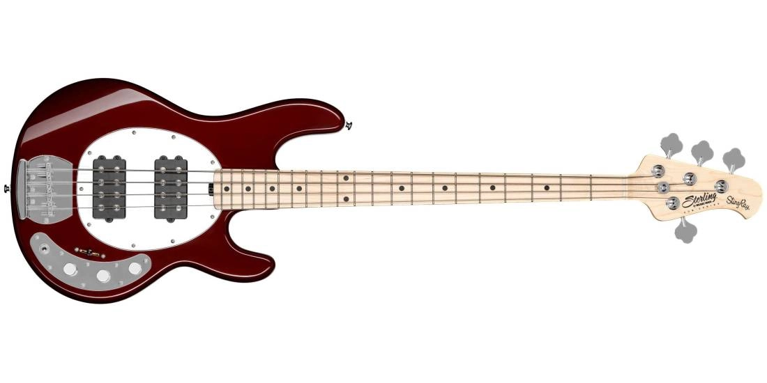 StingRay Ray4 HH Bass - Candy Apple Red