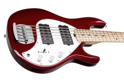 StingRay Ray5 HH 5-String Bass - Candy Apple Red