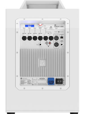 EVOLVE 50M Portable Column Speaker System with Integrated Mixer - White