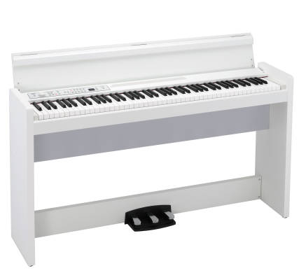 LP380 88-Key Digital Piano with Stand - White