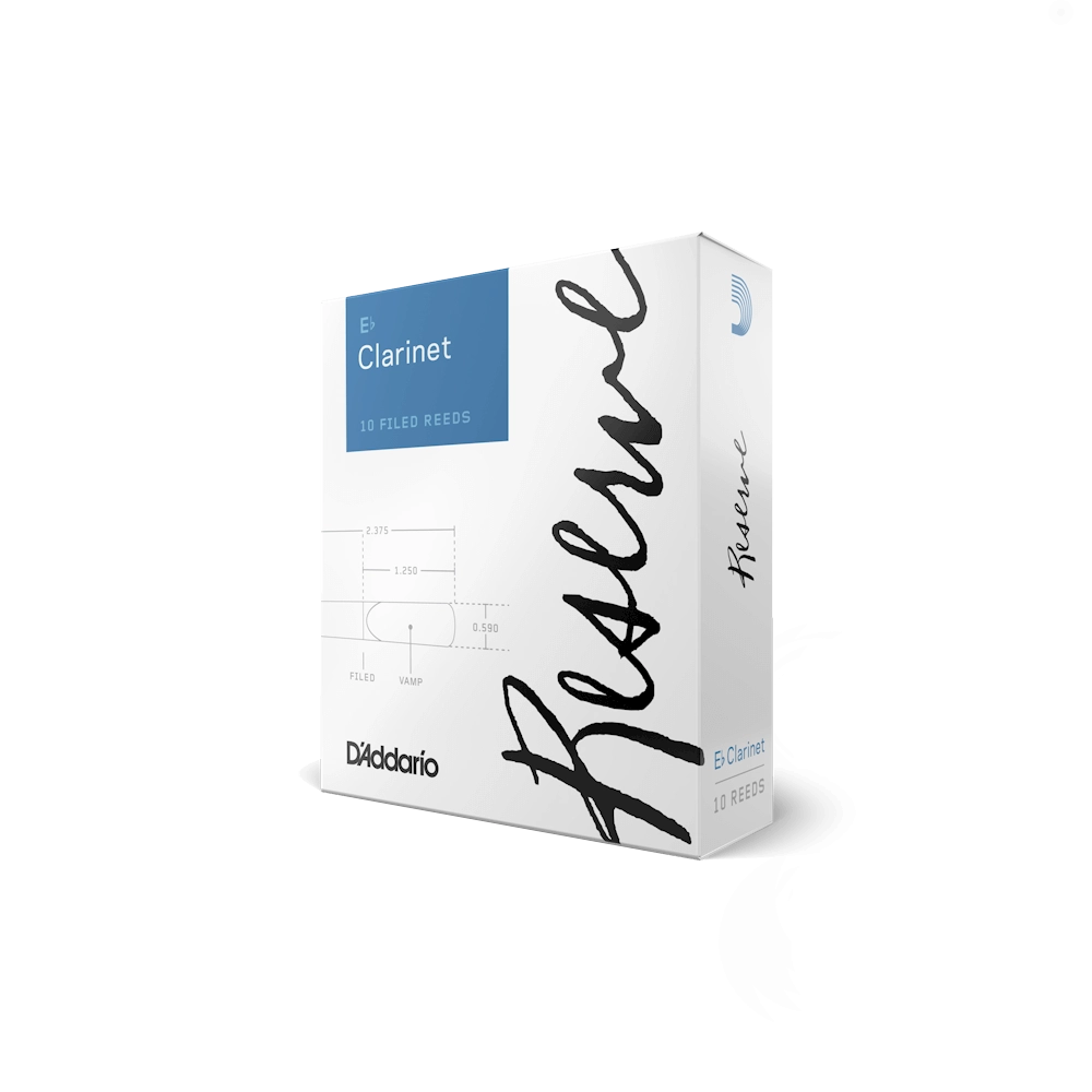 DBR1025 Reserve Eb Clarinet Reeds, Strength 2.5 - 10 Pack