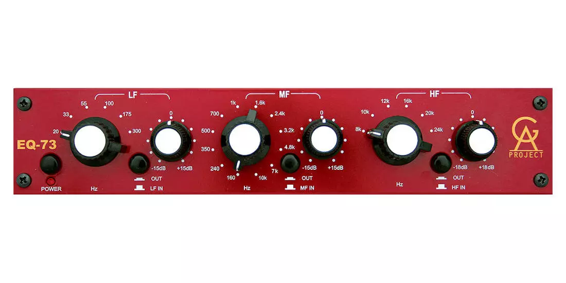 EQ-73 Single-Channel Vintage Style 3-Band Equalizer