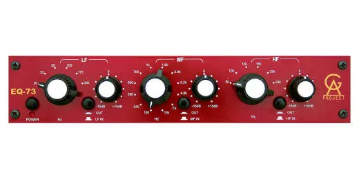 EQ-73 Single-Channel Vintage Style 3-Band Equalizer