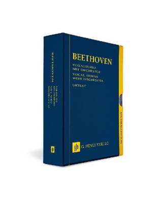 Vocal Works with Orchestra: 6 Volumes in a Slipcase - Beethoven - Study Scores