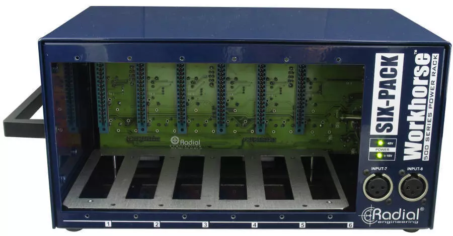 Workhorse Sixpack 6-Slot 500 Series Rack