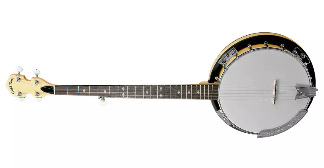 Standard Cripple Creek Resonator Banjo - Left Handed - Vintage Brown