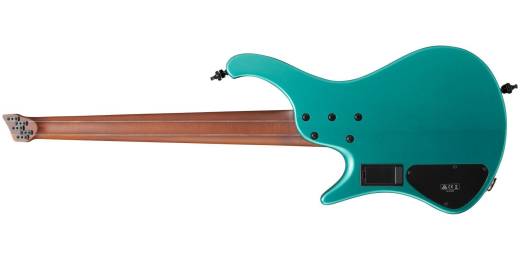 EHB Ergonomic Headless 5-String Multi Scale Bass with Gigbag - Emerald Green Metallic Matte
