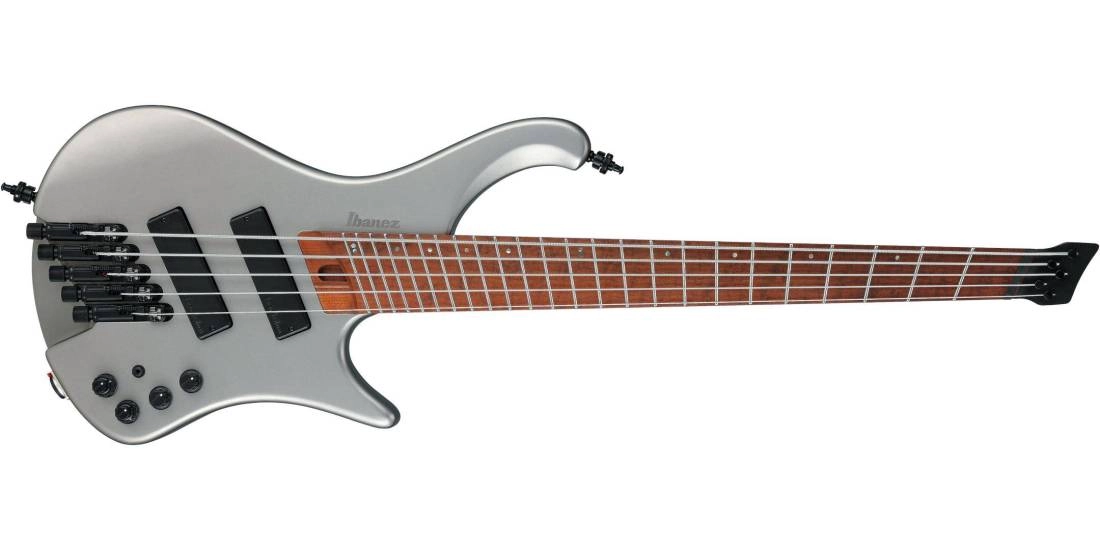 EHB Ergonomic Headless 5-String Multi Scale Bass with Gigbag - Metallic Gray Matte