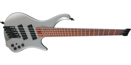 Ibanez - EHB Ergonomic Headless 5-String Multi Scale Bass with Gigbag - Metallic Gray Matte