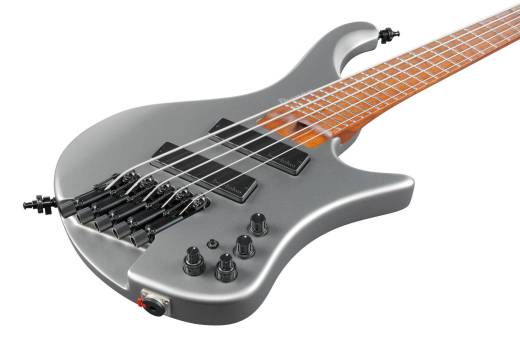 EHB Ergonomic Headless 5-String Multi Scale Bass with Gigbag - Metallic Gray Matte