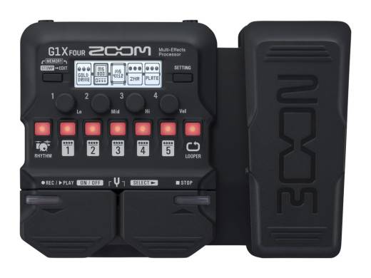 Zoom - G1X FOUR Multi-Effects Processor with Expression Pedal