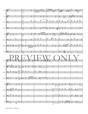 Sonata Piano e Forte - Gabrieli/Swisher - Brass Choir (2 Trumpets, 2 Trombones, Flugelhorn, 2 Euphoniums, Tuba) - Gr. Medium